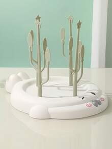 1pc Baby Bottle Drying Rack, Pacifier Drying Rack, Random Color - Multicolor - View 2