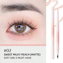 J.M.C.Y 二合一眉笔兼高光刷，适合初学者 - #02 SWEET MILKY PEACH (MATTE) - 查看 1