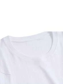 Camiseta de Mujer con Estampado de Bruja y Gato - Top de Manga Corta y Cuello Redondo con Diseño de Sombrero de Bruja, Escoba y Frases de Luna - Suave y Elástica, Ideal para Disfraces de Halloween o Ropa Casual de Verano (Lavable a Máquina) - Blanco - Ver 4