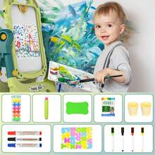 Kids Magnetic & Mechanical Drawing Boards - Green - View 6