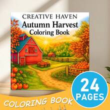 1 Adorable y reconfortante libro para colorear para adultos y adolescentes, 24 páginas, con adorables personajes animales, para aliviar el estrés. Día de la Madre, Regalo para mamá, Regreso a clases, Útiles escolares