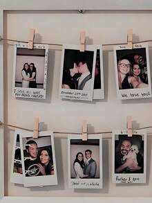 1pc/5pcs/10pcs Custom Photo Booth Prints, Personalize Photo Booth Prints, Wedding Photo Booth Cards, Photo Booth Strip Frame - Multicolor - View 8