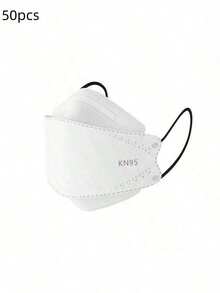 30pcs New High-Quality 4-Ply Protective Adult KN95 Face Mask, Disposable 3D Individual Packaging, Convenient For Outdoor Travel