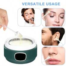 GSYY 60 Pcs Hair Ing Applica With Diosable Ats For Nostril Cleaning Ear And Face Hair Removal Pains Nose Applica Sticks For Men And Wen Ideal For Sensitive Areas Hienic And Ea To Use - 米色 - 查看 3