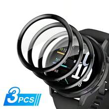 3pcs Garmin For Venu 4 45mm/41mm 3D Curved Screen Protector, Ultra-Clear Full Coverage Protective Film Accessory, Edge-To-Edge Coverage, Seamless Fit, Scratch-Resistant Material, Durable Thin Film, Display Screen Cover, Smartwatch Film, Tech Enthusiast