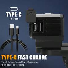 1PC 20LED Solar Cycling Safety Front Lamp Power Display High Brightness Bike Flashlight Highlight Bike Front Light For Night Riding