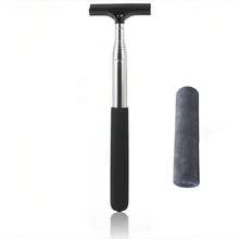 Extendable Car Window Cleaning Brush - (Comes With 1 Microfiber Car Cleaning Cloth), Portable Manual Squeegee With Ergonomic Handle, Durable Bristles For Quick Cleaning, Suitable For Rearview Mirrors, Non-Electric Design, Car Cleaning Accessory, Car Window Scraper - Multicolor - View 10