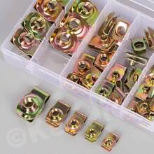 Ranuras de clip tipo U, M4 M5 M6 M8 Auto Car U - Clip Door Panel Interior number4 - número 6 - Ver 8