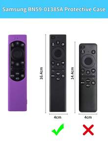 1个电视遥控器硅胶套，兼容BN59-01385A / BN59-01391A BN59-1386D，隔热，适合闺蜜节、小狗、嘉年华、派对装饰、厨房装饰、家居用品、母亲节礼物、卧室装饰、花园、夏季、海滩、旅行必备、房间装饰、软萌玩具、毕业季等场合。 - 彩色 - 查看 4