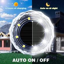 4/8/12-Piece Solar Underground Lights - Decorate Your Yard Beautifully With LED Lights. IP65 Waterproof Platform Lamp, Street Lamp, Garden Landscape, Outdoor Decoration. - Warm Light - 查看 6