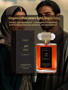 100ml/3.4fl.Oz Middle Eastern Style Room Spray - Cocoa Milk & Vanilla Flower Scent, Alcohol-Free Long-Lasting, Large-Capacity Glass Bottle Air Freshener, Fragrance Gift - Multi-fragrance - View 2