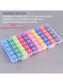 16mm Solid Color Rounded Tabletop Game Dice, 6-Sided Acrylic Dice For Board Games, Roleplaying, Entertainment And Teaching, Suitable For KTV And Bar Environments - Multicolor - View 13
