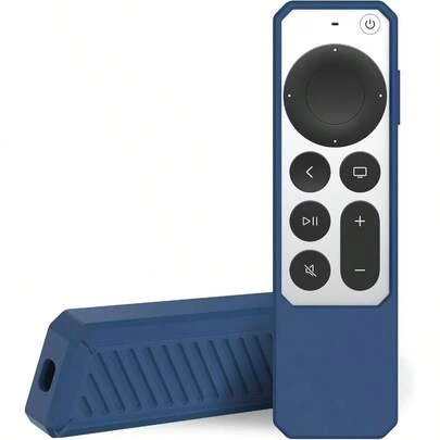 Silicone Case Compatible With TV 4K 2021 2022 Generation/ 4K - Shockproof/Anti - Slip/Scratch Remote Control Cover - Blue