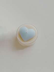 1pc New Heart-Shaped Soy Wax Candle, Dual-Tone Scented Candle, Creative Design Candle, Mini Heart Candle, For Home Decor, Gifts, Weddings, Parties, Tabletop Decor, Birthday Decoration, Lovely Decoration, Wedding, Partner, Hand Gift, Home Decor, Valentine's Day Gift, Birthday Present, Christmas Decorations, Christmas Decor, Christmas Gifts, Room Decor, Candle, Candles, Gifts, Scented Candles, Home Decoration, Gifts For Her, Scented Candle, Candle Set Gift
