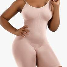 Cintinas Faja body moldeadora con abertura, correa ajustable - Beis - Ver 10