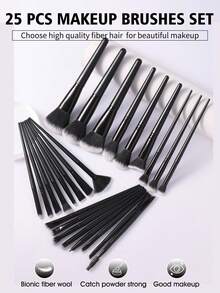 51PCS Makeup Tools Set Including:1pc Multi-Functional Zipper Toiletry And Cosmetic Bag Waterproof+30pcs Makeup Brush Sets,4PCS Makeup Sponges,4PCS Mini Makeup Sponges,4PCS Triangle Powder Puffs,4PCS Mini Air Cushion Powder Puffs,1pc Hairband,2PCS Hand Bowl Strap,1pc Makeup Brush Cleaning Tools,Brush Set,Makeup Brush Kit,Make Up Brush Set,Make Up Set Complete,Makeup Brush Set,Complete Makeup Kit,Brush Kit,Brushes Makeup Set,Makeup Gift Set,Set - Black - View 3