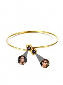 1 chiếc vòng tay chiếu ảnh tùy chỉnh, vòng tay hạt tròn bằng thép không gỉ, có thể tùy chỉnh 2 ảnh, phiên bản dành cho cặp đôi, ảnh thú cưng cá nhân hóa, ảnh selfie cặp đôi, trang sức thời trang, tối giản, giản dị, dễ thương, tùy chỉnh, độc đáo, quà tặng lý tưởng cho bạn gái, mẹ, gia đình, bạn bè, con gái, kỷ niệm, ngày Valentine, ngày của Mẹ, sinh nhật, tốt nghiệp, đeo hàng ngày, đám cưới, dạ hội, trang sức cá nhân hóa, quà Giáng sinh. - Nhiều màu - Xem 11