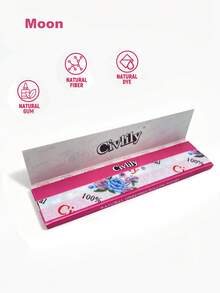 1Booklet Rolling Paper,Kingsize 110mm Ultra-Thin Natural Slow Burning, Planet Series Cigarette Papers: Moon, Jupiter Smoking Accessories, Smokers' Gifts, Household Gadgets, Holiday Gifts, Birthday Gifts,Christmas Gifts,Christmas Decoration - Colorful - View 11