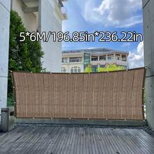 1pc 90% Shade Rate Brown Sunshade Net, High Density Polyethylene Fabric, UV Protection, Suitable For Yard, Outdoor Camping And More