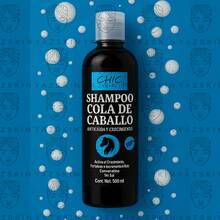 Shampoo cola de caballo-fortalece el crecimiento - Negro - Ver 5