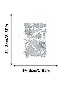 1pc Christmas Tree Shape Metal Cutting Die, Suitable For Paper Card Making, DIY Crafts, Holiday Card Album, Decorations Home Decor Christmas Decorations Room Decor