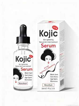 Kojic Acid精華液1瓶30ml美白緊緻亮澤改善暗啞保濕清爽不油膩適合女性日常護膚