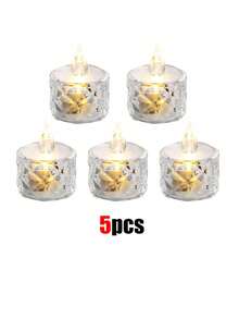 24 件 LED 电子蜡烛灯、无焰水晶蜡烛、无焰钻石形蜡烛、蜡烛灯、带电池、迷你玫瑰图案折射光环投影茶灯、电池供电的 LED 无焰蜡烛灯、适用于情人节圣诞节婚礼派对家居装饰 200+ 小时电池供电的 LED 茶灯、暖白色、适用于婚礼、餐桌、万圣节、情人节婚礼装饰星星/月亮/灯笼 12-8-7-6-5-4-3-2-1 件母亲节