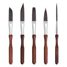 Bộ 5 cọ vẽ sọc mảnh, cọ vẽ chi tiết hiệu suất cao, cọ vẽ chuyên nghiệp đa năng tiện dụng khi đi du lịch, không chứa sắc tố, phù hợp với sơn acrylic, màu nước và sơn dầu. Bộ dụng cụ chất lượng cao này sẽ nâng cao kỹ năng nghệ thuật của bạn, dễ vệ sinh và bền bỉ. - màu nâu - Xem 12