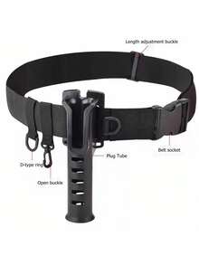 حامل قضيب محمول، حامل قضيب صيد السمك، حامل قضيب متعدد الاستخدامات للصيد البحري والصخري، حزام وإطار - متعدد الألوان - مشاهدة 3