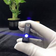 Green Flame Ace Lighter, Red Flame Love Lighter, Jet Torch Lighter, Refillable Butane Lighter, Spade Ace Cool Lighter With A Windproof Playing Card Design, Made Of Metal, Perfect For Outdoor And Indoor Use, BBQ, Candles - 黑色 - 查看 5