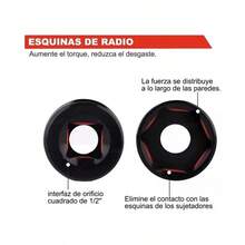 35 Piezas Juego De Datos Alto Impacto De Aire 1/2 Lab.G Rojo - Rojo - Ver 2