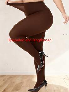 1 para cukierkowych damskich rajstop plus-size, supermiękkie, jednokolorowe, półprzezroczyste rajstopy, pończochy poliestrowe z wysokim stanem, rozmiary: XS-XXXL, 10 kolorów do wyboru, odpowiednie do codziennego użytku, wygodne