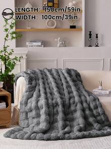 1 chiếc chăn lông giả, mềm mại và ấm áp, kiểu dáng sang trọng, đa năng, dễ bảo quản, nhẹ và dễ phối đồ, có nhiều màu sắc và kích cỡ, chăn lông dài mềm mại và ấm cúng, thích hợp cho phòng khách, phòng ngủ, ghế sofa, nhà cửa, ký túc xá, v.v. - Nhiều màu - Xem 27