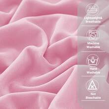 eluckya 1Pc180/200/220cm Pink Round Wedding Arch Cover, Suitable For Round Arch Supports, Wrinkle-Resistant Stretch Spandex Fabric, Is The Perfect Backdrop For Birthdays, Romantic Weddings, Fall Decorations, Home Décor, Holiday Parties, Photography Backdrops, Christmas Decorations, Bridal Showers, And Thanksgiving (Arch Support Not Included). - Hồng - Xem 5