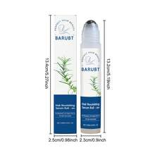 Hair Nourishing Serum Roll-On 25ML, Infused With Ginger Root & Rosemary Improve Scalp & Hair Healthy Environment Oil Balance Strength Hair Roots Deeply Nourishing Shiny Smooth Hair Suitable For All Hair Types