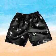 Set Of 2 Men's Tactel Shorts With Pockets - Beachwear, Gym, Pool - Black and Black - View 2