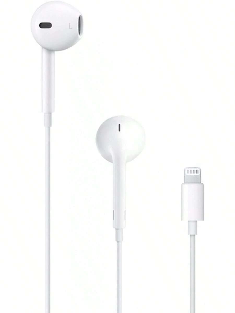 Apple EarPods Headphones With Lightning Connector, Wired Ear Buds For IPhone With Built-In Remote To Control Music, Phone Calls, And Volume - Phù hợp với mọi kích cỡ - Xem 1