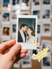1pc/5pcs/10pcs Custom Photo Booth Prints, Personalize Photo Booth Prints, Wedding Photo Booth Cards, Photo Booth Strip Frame - Multicolor - View 2