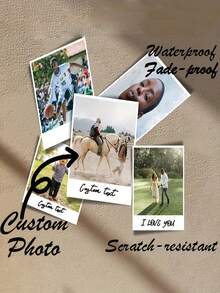 1pc/5pcs/10pcs Custom Photo Booth Prints, Personalize Photo Booth Prints, Wedding Photo Booth Cards, Photo Booth Strip Frame - Multicolor - View 10