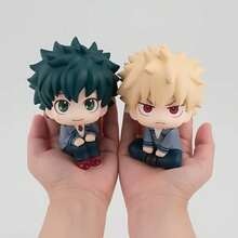 我的英雄学院 爆豪胜己 绿谷出久 可动动漫手办收藏品，动漫手办展示品，动漫粉丝收藏品，可展示的动漫角色玩具，粉丝周边，万圣节和圣诞节礼物 - 彩色 - 查看 5