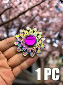 精致迷你旋转玩具，色彩缤纷的减压玩具，自行车链轮旋转玩具，压力缓解利器，金属链轮旋转减压玩具，酷炫有趣，链轮飞轮，旋转玩具，缓解压力和焦虑，专注手指旋转玩具 - 幻彩 - 查看 19