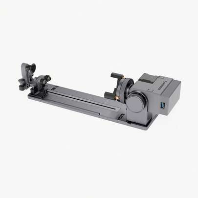 Atomstack R8 Rotary Chuck Engraver Adjustable Rotary Axis 180° Rotating For Cylindrical Objects