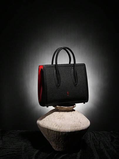 POHO POHO Brand Luxury Women's Handbag Co-Branded Medium Tote Bag - Black