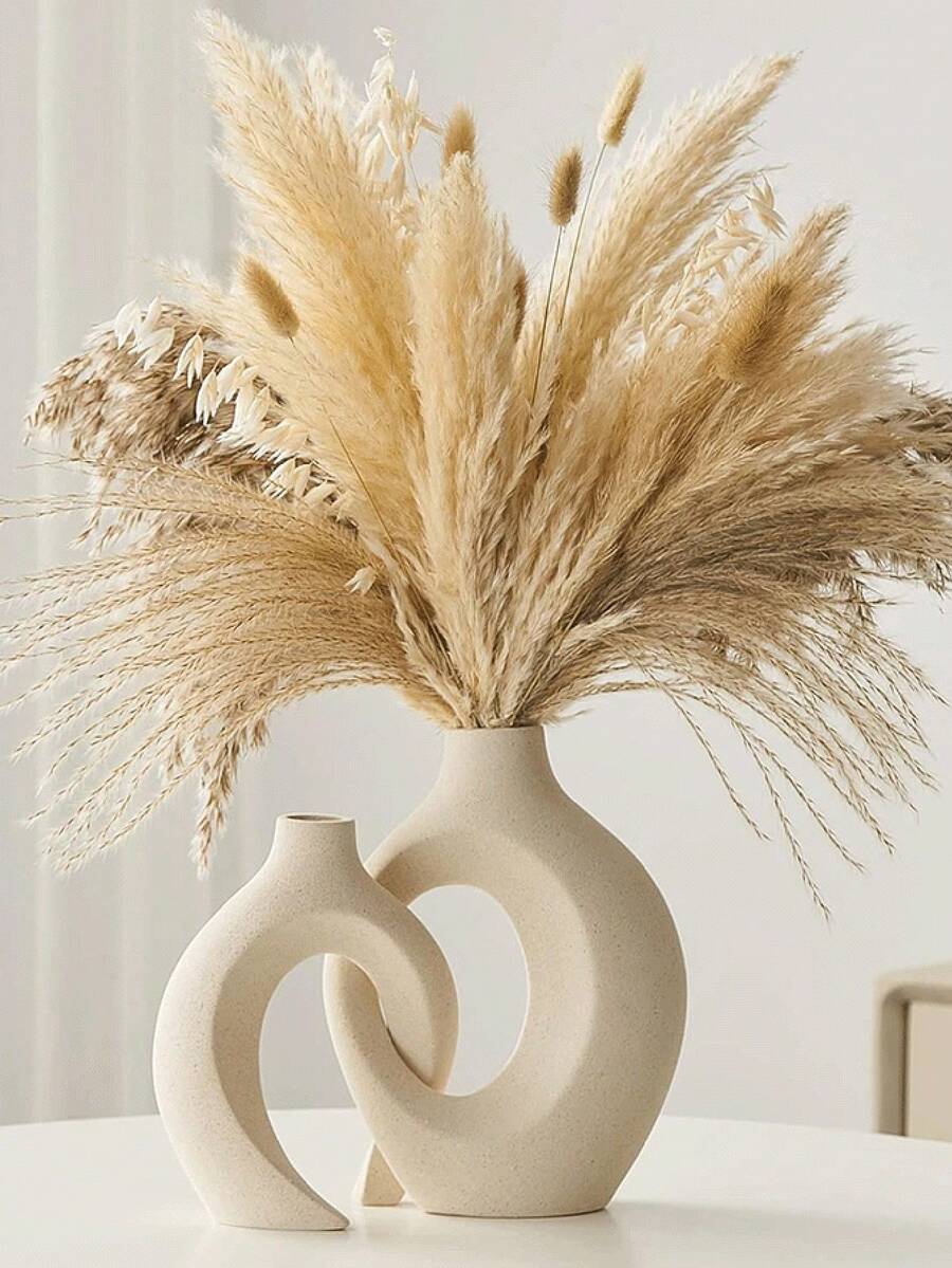 Modern Nordic Style Couple Embracing Vase, Suitable For Home Living Room Dining Room Decor, Dried Flowers And Green Plants Vase, Wedding Decor, Valentine's Day Gift, Holiday Decoration - Multi-color a - View 1