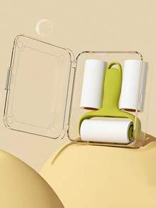 Mini Lint Roller With Replaceable Sticky Sheets, Compact And Portable, Removes High-Adhesion Hair (Including Cat Hair) - Multicolor - View 13