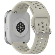 Compatible With Amazfit Bip 6 Band, 22mm Width Silicone Replacement Strap For Amazfit Bip 6 Smartwatch{Inchcolor_nameinch:InchGreyinch} - Grey - View 3