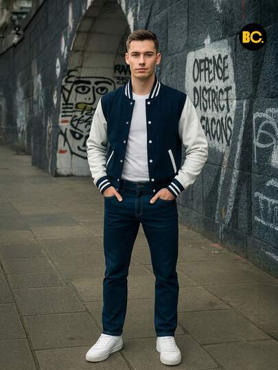 Big City Pantalon Jeans Moderno De Corte Ajustado Moda Para Hombre