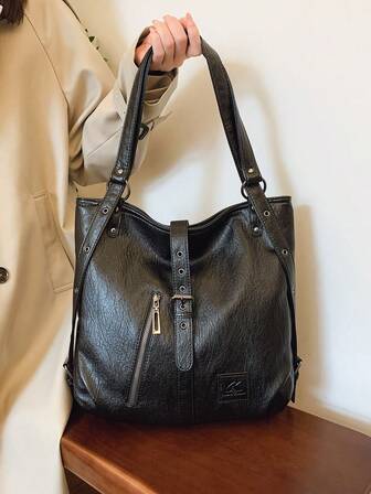 Wasserdichte Business-Casual PU Shopper Tasche mit Mehrfachtaschen und Fächern, Schultertasche, multifunktionale Umhängetasche, geeignet für Teenager Mädchen, Büroarbeiter und Berufseinsteiger, perfekt für Arbeit, Pendeln, Einkaufen, Outdoor-Reisen und Schule, Damentasche mit großer Kapazität, auffallende Arbeitstaschen für Frauen, neue Kollektion Shopper Taschen für Frauen