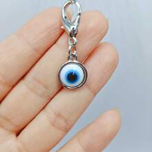 Móc khóa hình mắt quỷ unisex - Bùa may mắn, Thiệp nhắn nhủ độc đáo, Thích hợp cho sinh nhật, đám cưới, Ngày Valentine, lễ tốt nghiệp, trường học, phụ kiện xe hơi, Dây đeo kiểu Gothic Y2K dễ thương, Phụ kiện túi xách - Nhiều màu - Xem 7