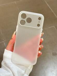 1pc Matte Ultra-Thin Phone Protective Case, Skin-Friendly Touch, Independent Buttons, Sensitive, Comes With 1pc Silicone Phone Lanyard, Compatible With IPhone 17 Pro Max, 16 Pro, 15 Pro Max, 14 Pro Max, 13, 12 Pro Max, 11 - Clear - View 2